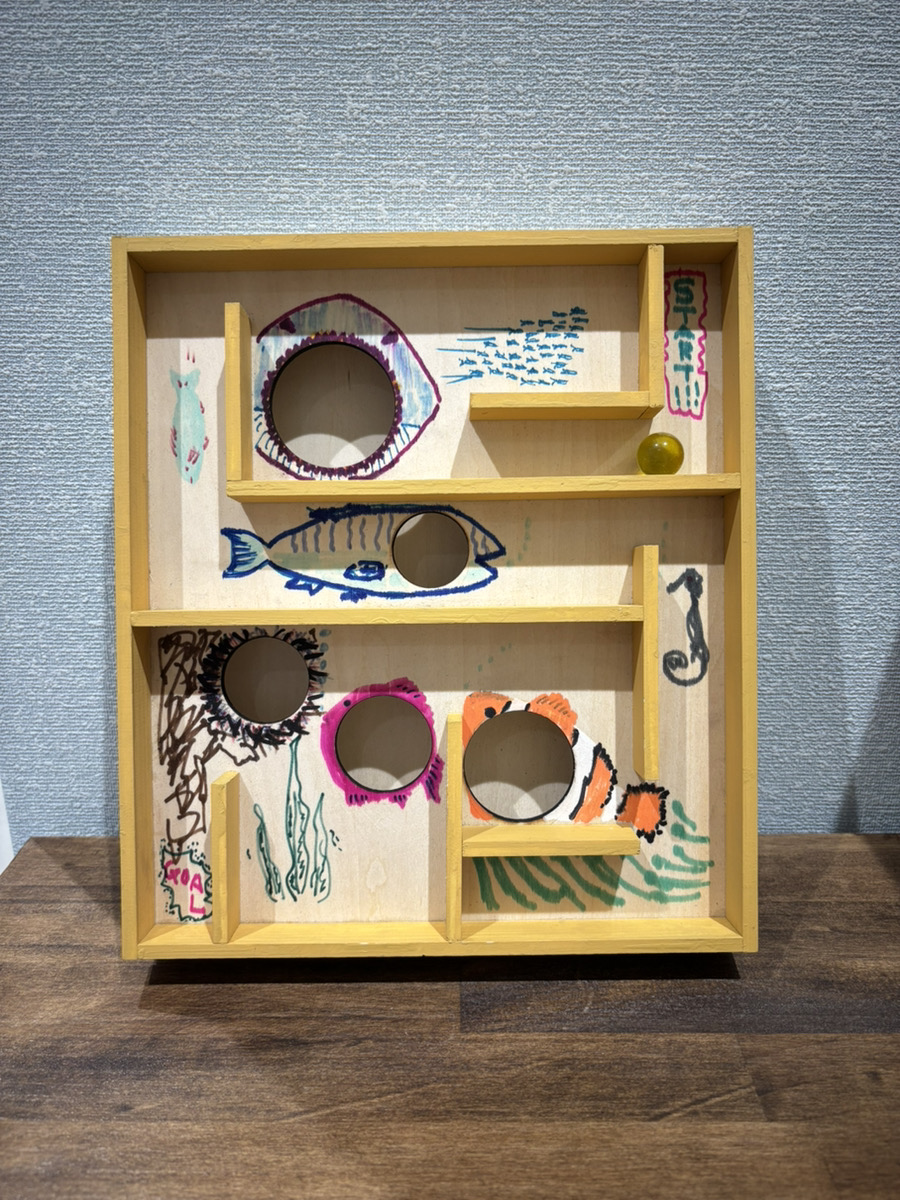 【Wooden Toy】ゴロゴロ迷路